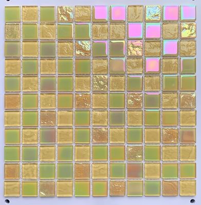 Mosaico ceramico blu per piscina/bagno tecnica di stampa a mano in vetro