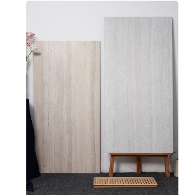 Piastrelle di ceramica vetrata di travertino turco piastrella di pavimento in colore beige naturale
