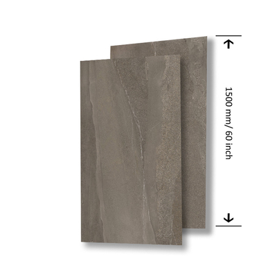 Piastrelle di marmo di porcellana grigia lucidata 800 x 800 mm per il progetto di ristrutturazione del bagno