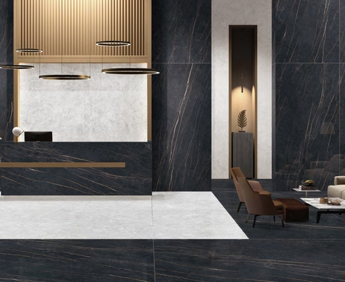 Moderno/Classico stile resistente all'usura Granito ceramico di grande formato Travertino piastrelle