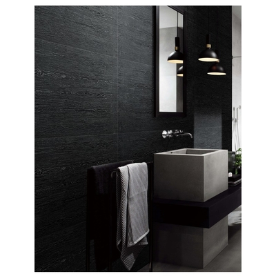 Stile di design moderno Piastrelle di marmo in carbone nero e oro per la decorazione della stanza 600 x 600