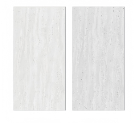 Piastrelle interne 3x6 Travertino grigio argento Pietra rustica Piastrelle da parete con finitura opaca