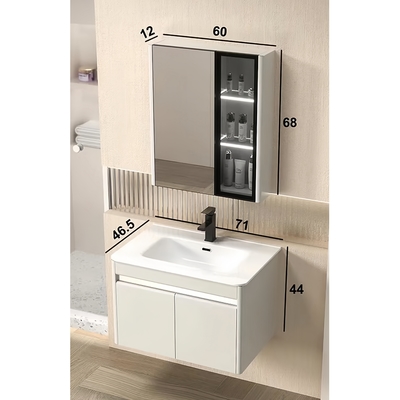 Bagno lavandini Vanity Gabinetto Combinazione con competitivo e moderno specchio bagno