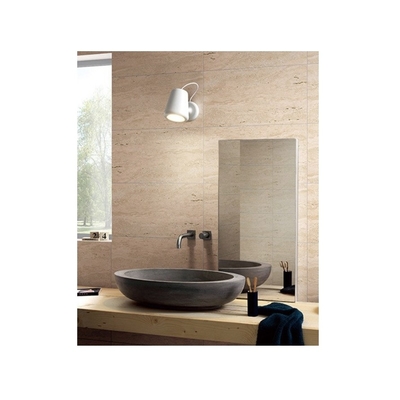 Travertino bianco piastrelle beige e pavimentazione in lastre di pietra Silicone avorio per spazi esterni