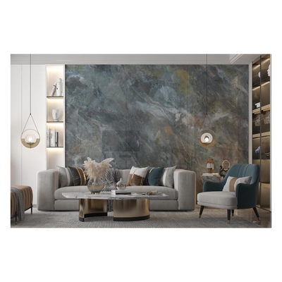 Decorazione della hall dell'hotel Villa Tessitura pietra-come piastrelle flessibili per pareti e pavimenti