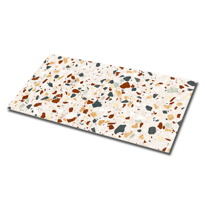 Terrazzo e marmo 1200x600 piastrelle di pavimento in ceramica lucidata per ambientazione della stanza