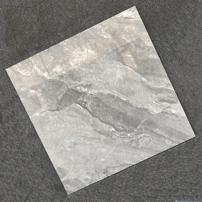 Cassette di porcellana di texture solide Casa piastrelle di pavimento grigio Sala Kajaria Cassette vitrificate