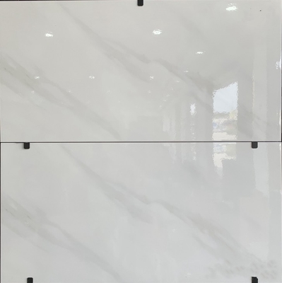 Foshan 300x600 mm Pareti di bagno in ceramica vetrata bianca Piastrelle a getto d'inchiostro lucente