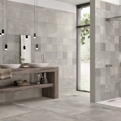 Disegno di piastrelle di doccia per bagno antiscivolo da 300 x 600 mm con specifica del pavimento 600*600