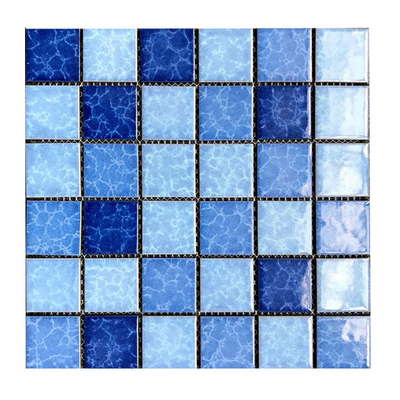 Materiale da costruzione Piscina Mosaico ceramico con superficie lucida e caratteristica antiscivolo