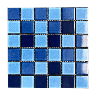 Acid-resistente e antibatterica piscina mosaico Disigne vetrata ceramica piscina piastrella