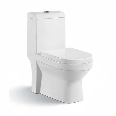 Set e vaschette di bagno in ceramica tradizionali con copertura del sedile del bagno lentamente
