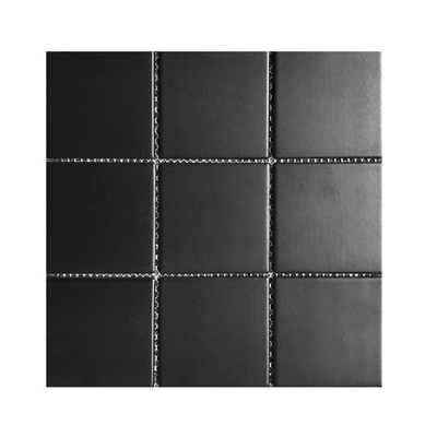 309x309MM Fina Standard mosaico ceramico nero piastrelle per piscine Parete/piano/bordi/accenti