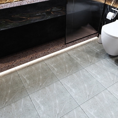Pietra bianca imitazione texture porcellana bagno pavimenti piastrelle 300x300 per spazio doccia