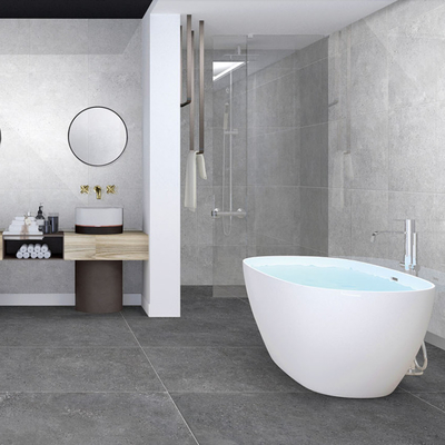 Piastrelle omogenee in porcellana esterna opaca 60x60 per bagni e pavimenti antiscivolo