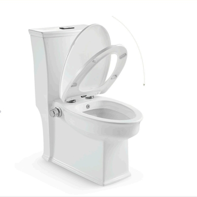 Toiletto ceramico a colori dorati automatici intelligenti Struttura a un pezzo