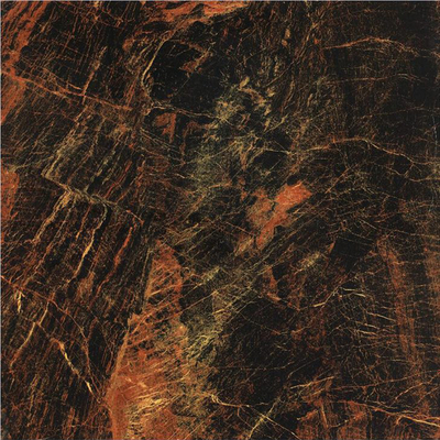 600x600mm Specifica del pavimento Porcellana nera e rossa lucida per pavimenti moderni