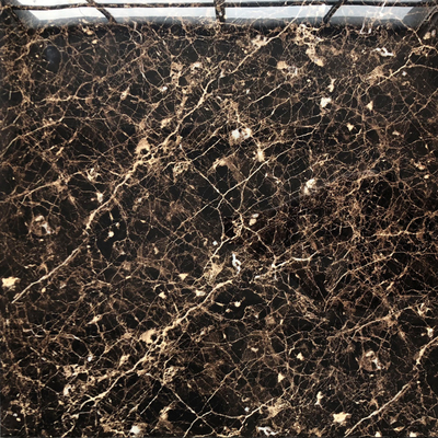 Piastrelle da pavimento in marmo oro nero per porcellana da bagno in oro e nero 30x30 accenti