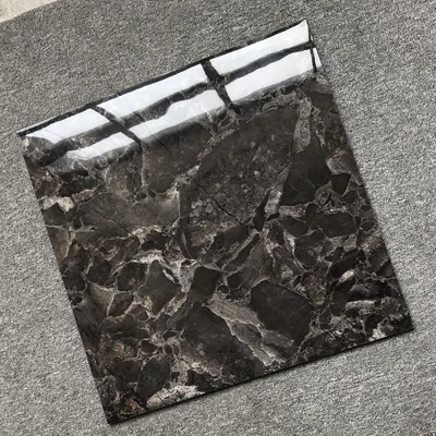 Piastrelle da cucina in ceramica in marmo in bianco e nero 60 x 60 piastrelle vetrate con disegno