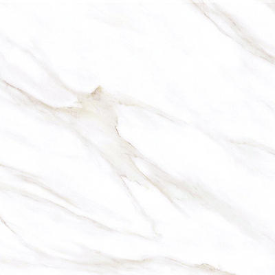 Pavimenti per appartamenti 600x600 Porcellana vetrata bianca ceramica lucida piastrelle d'oro Calacatta
